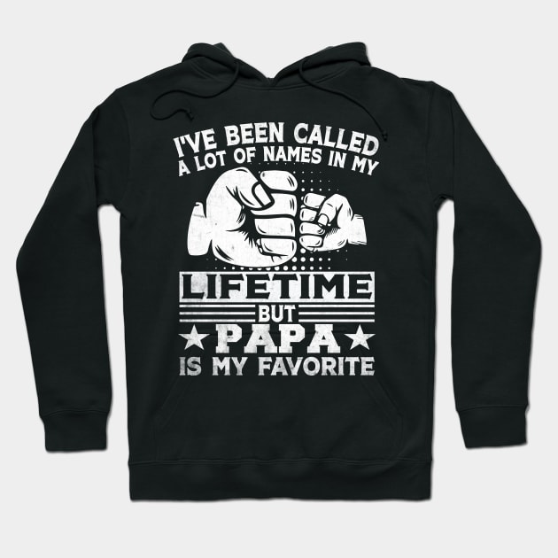 I've Been Called A Lot Of Names But Papa Is My Favorite Father's Day Hoodie by Wise Words Store